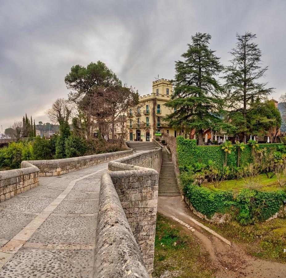 Hotel Els Jardins De La Martana Besalú Exterior foto